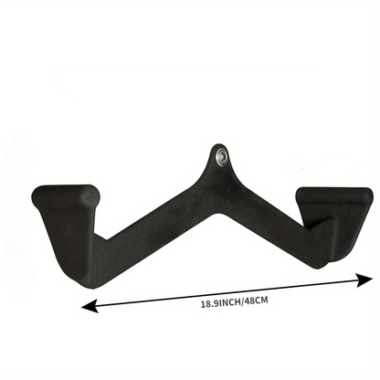 Tungsten-Stahl Lat-Pull-Down-Bar – Ergonomische Kabelzugstange für Bizeps, Trizeps & Rücken