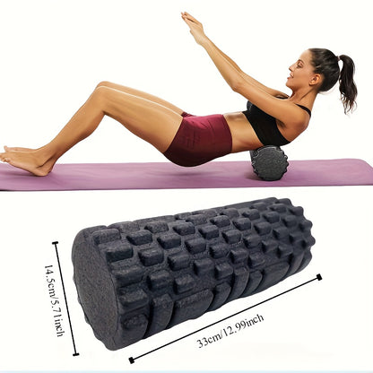 Tiefengewebsmassage Foam Roller – Hochdichter EVA-Roller für Yoga, Pilates & Muskelentspannung