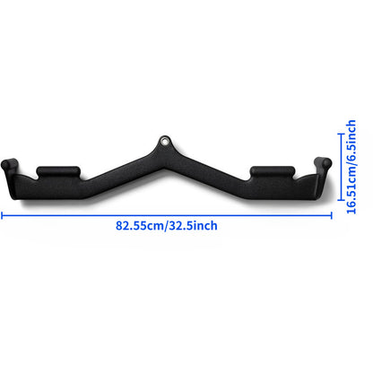 Edelstahl LAT Pulldown Stangenaufsatz – V-Griff Trizeps Curl-Stange